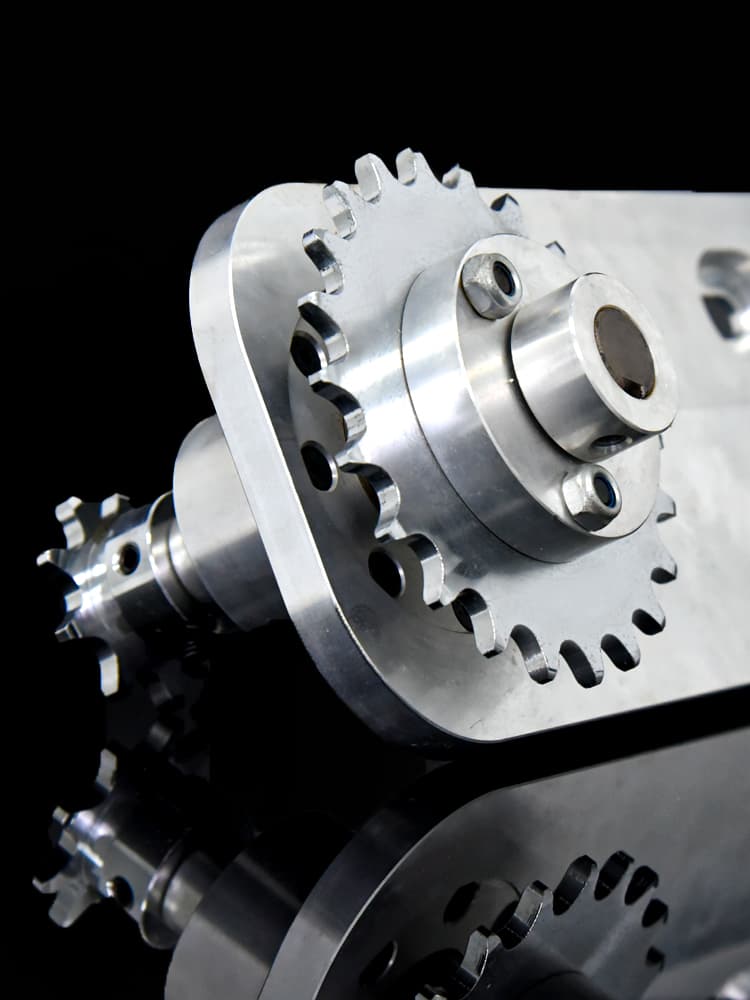 CNC bicycle sprocket assembly for smooth gear shifting and durability