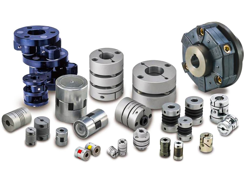 Industrial couplings for machinery, precision-engineered mechanical transmission components