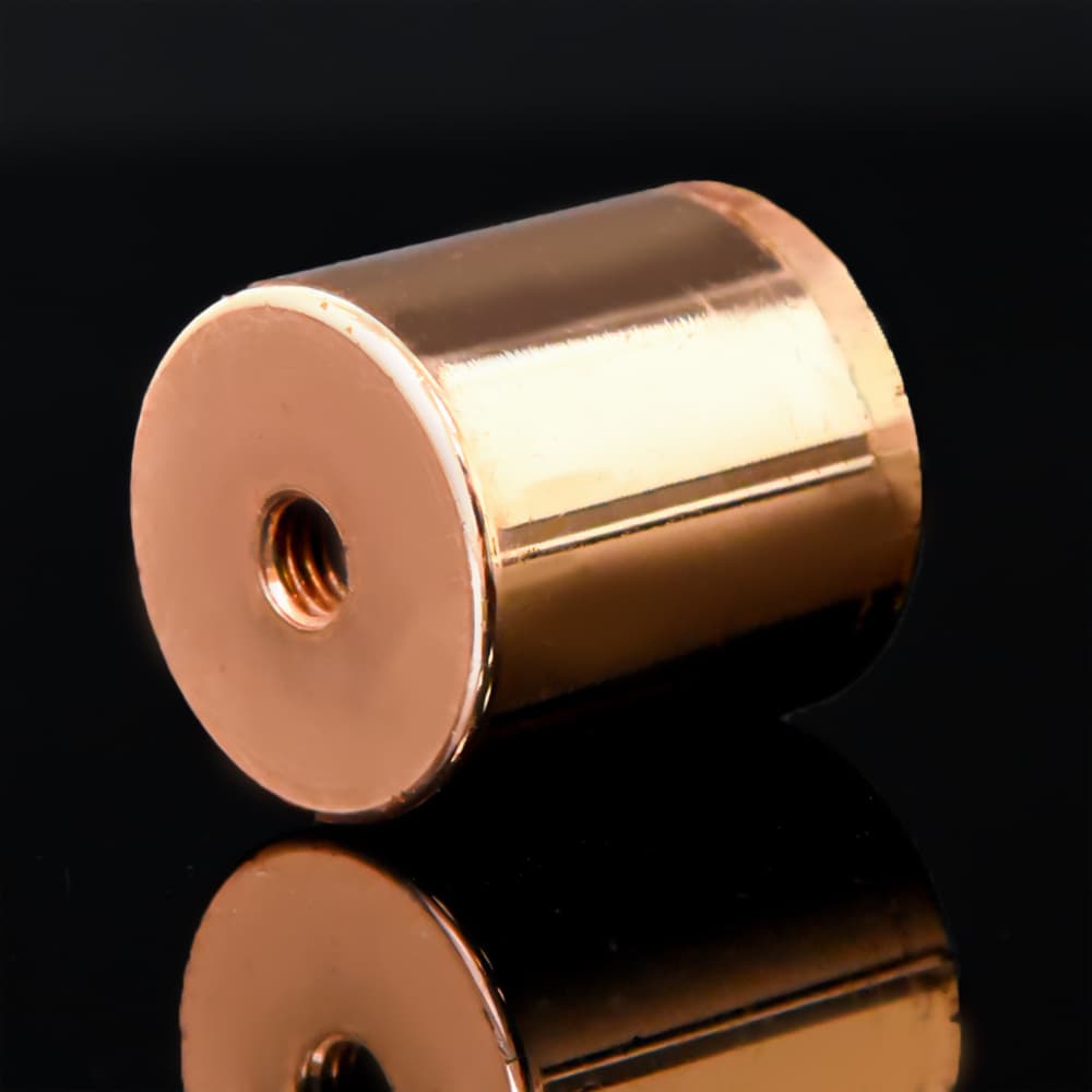 CNC copper brass parts electroplated for improved durability and decorative finishes