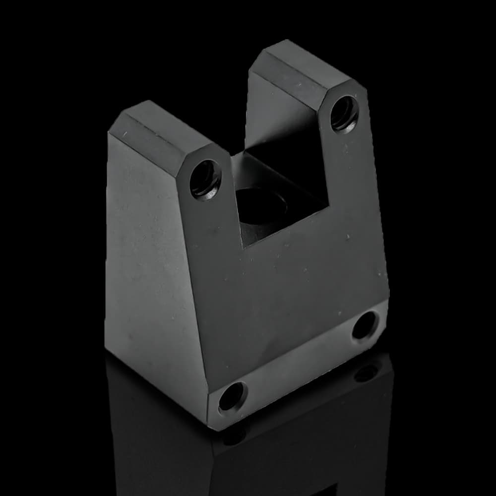 CNC titanium machining parts blackening for surface protection and improved wear resistance